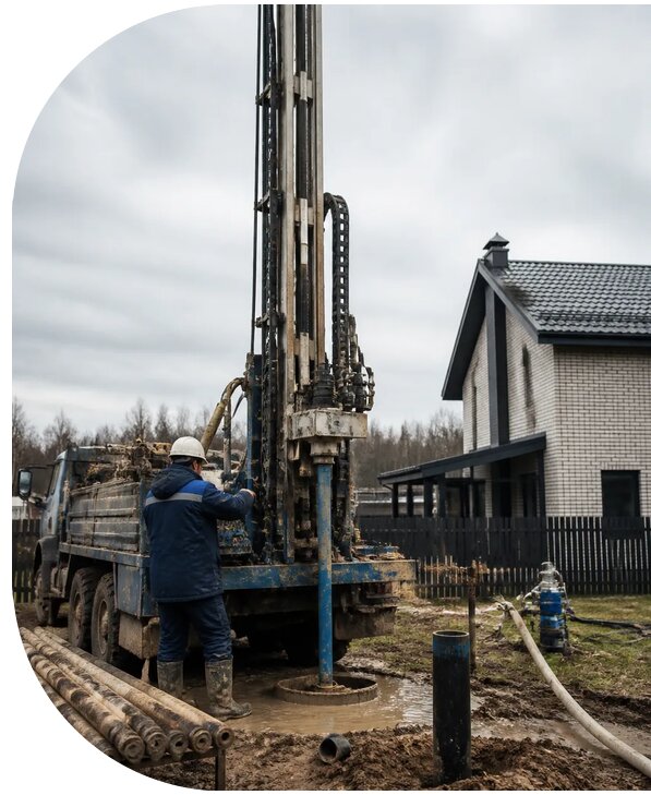 Бурение скважин на воду под ключ в Сосногорске от 123792 р. | АПаруса-Сно
